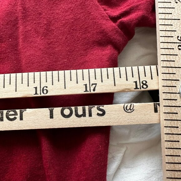 Nautica Long Sleeve Crew Neck T-Shirt Kids XL Pomegranate Red 100% Cotton - Picture 7 of 11